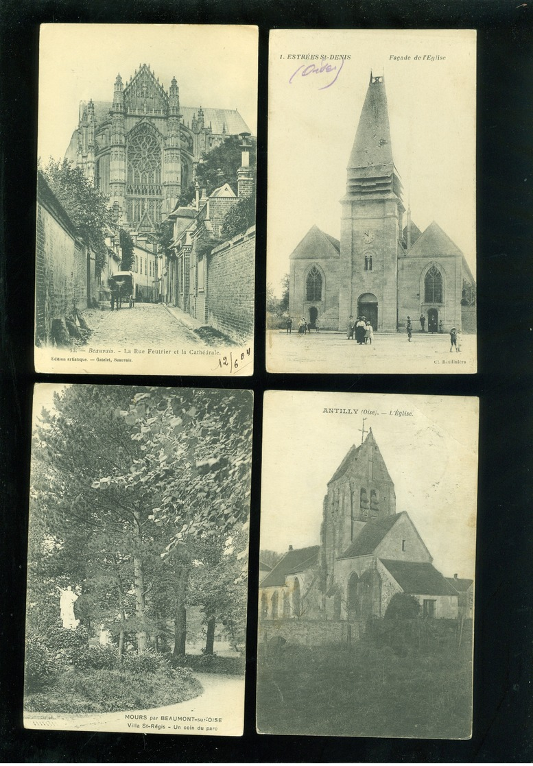 Beau lot de 60 cartes postales de France  Oise     Mooi lot van 60 postkaarten van Frankrijk ( 60 ) - 60 scans