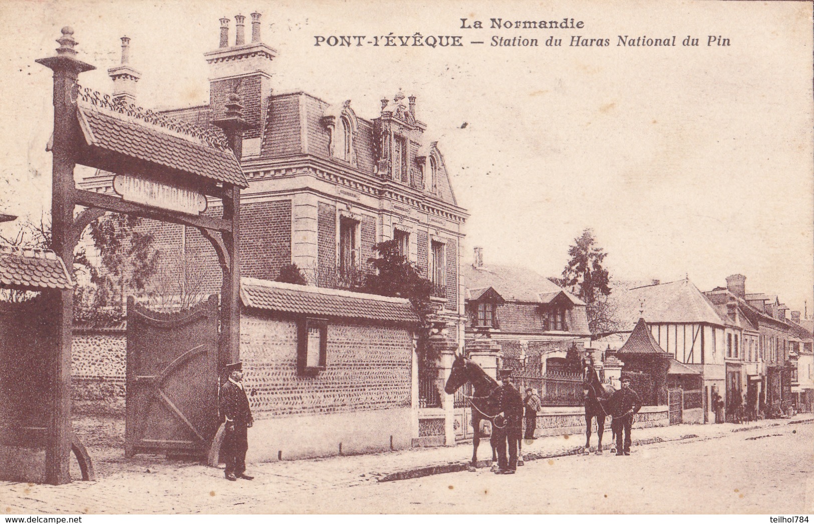 PONT L EVEQUE  -  STATION DU HARAS NATIONAL DU PIN - Pont-l'Evèque