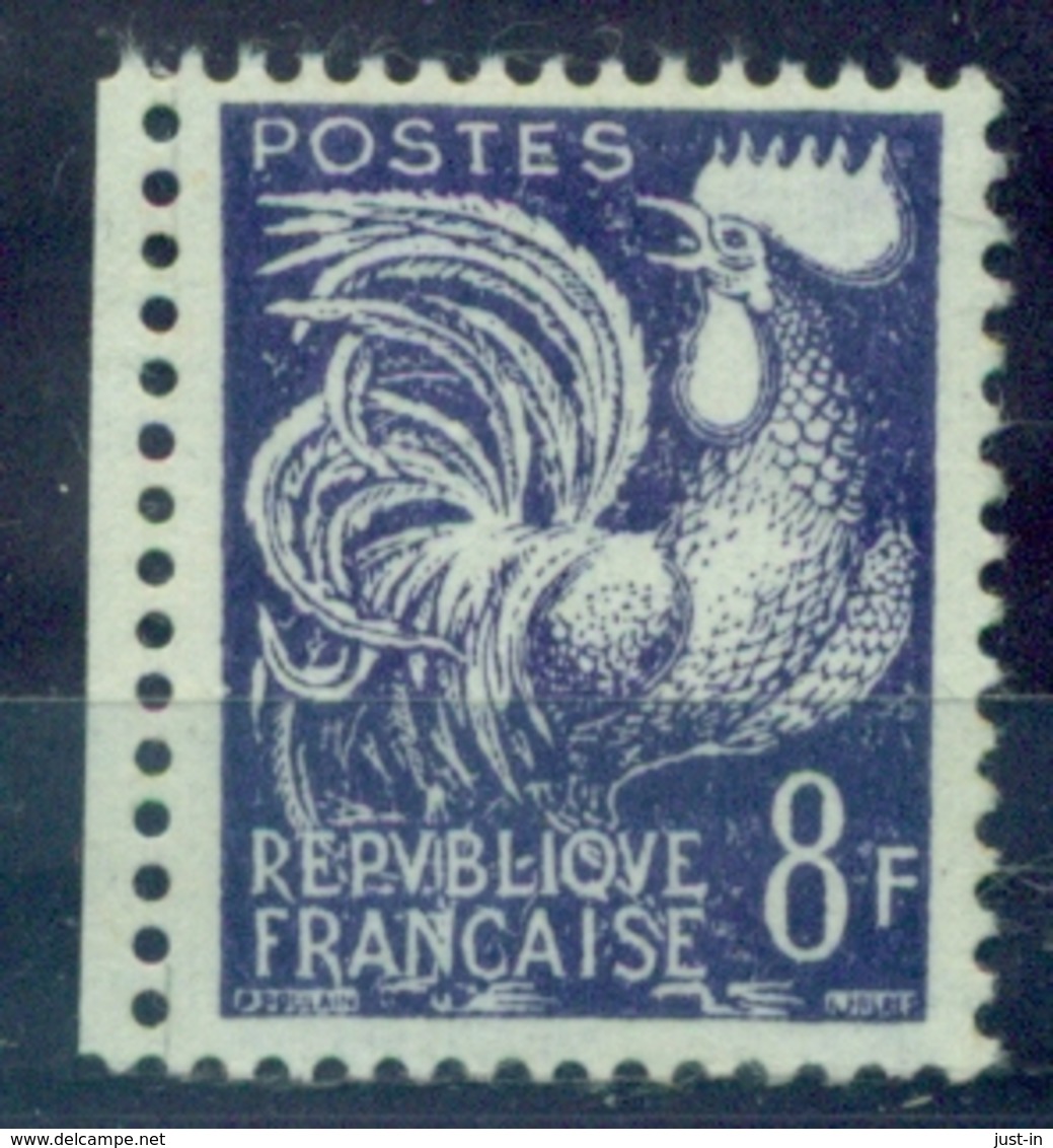 FRANCE Préo N°109 Nx(infime)VARIETE SURCHARGE ABSENTE Cote En 2003 : 425 € TB. - 1953-1960