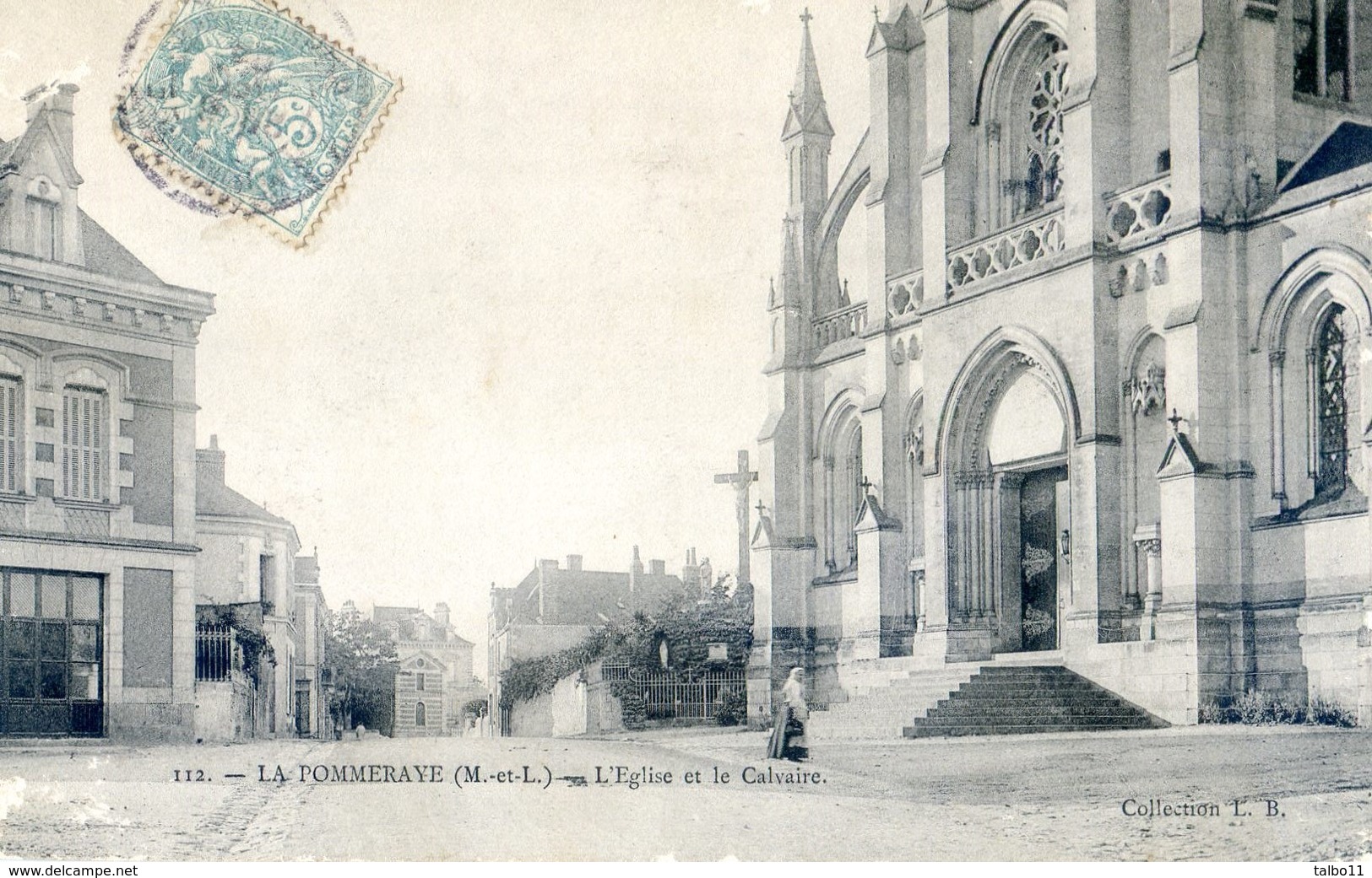 49 - La Pommeraye - Eglise Et Calvaire - Autres & Non Classés