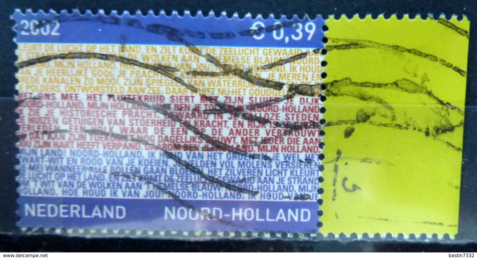 2002 Netherlands Noord-Holland Used/gebruikt/oblitere - Gebruikt