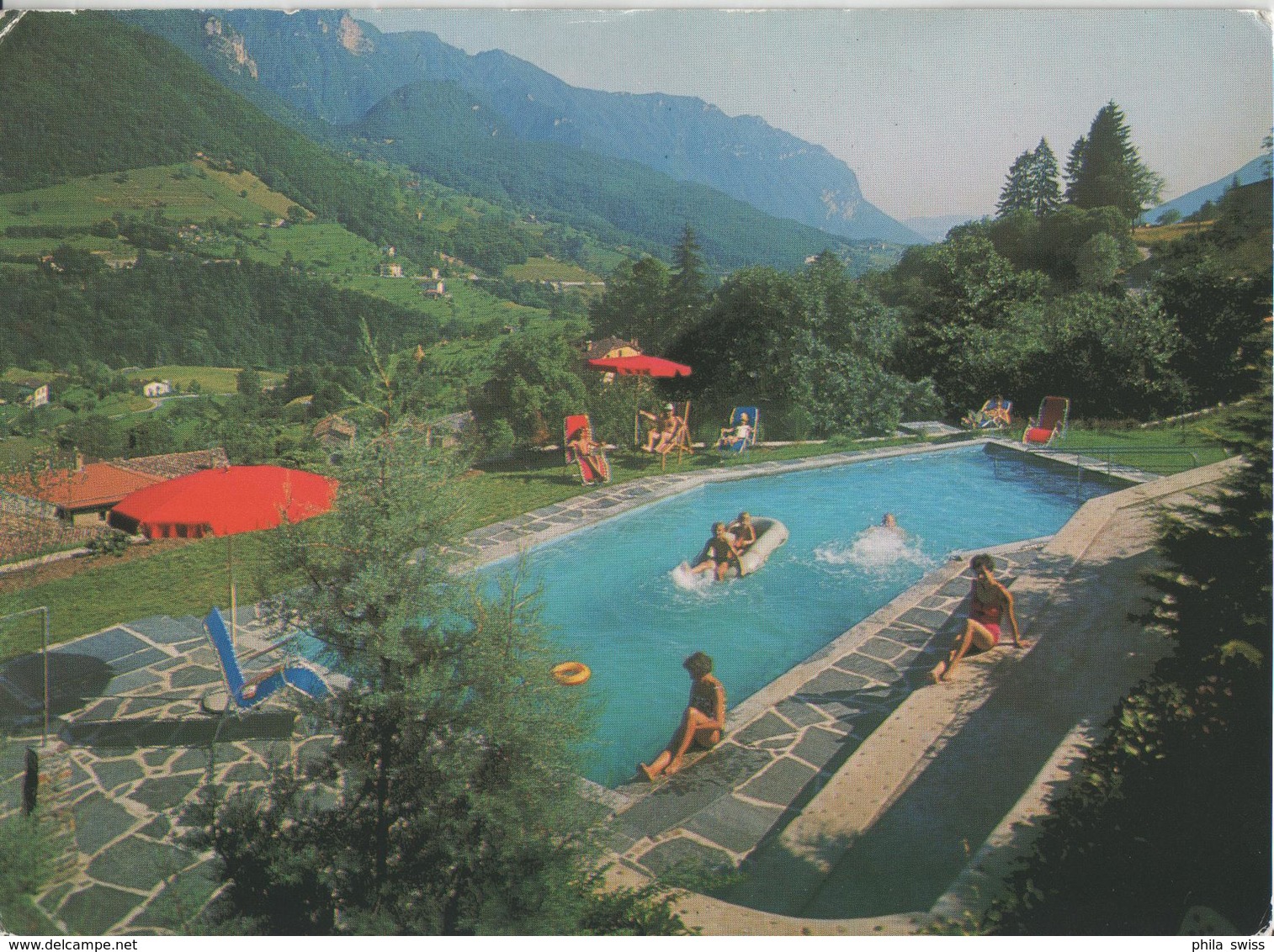 Tusculum - Arogno - Freiluft-Schwimmbad, Piscine, Swimming Pool - Photo: A. Garazzei - Arogno