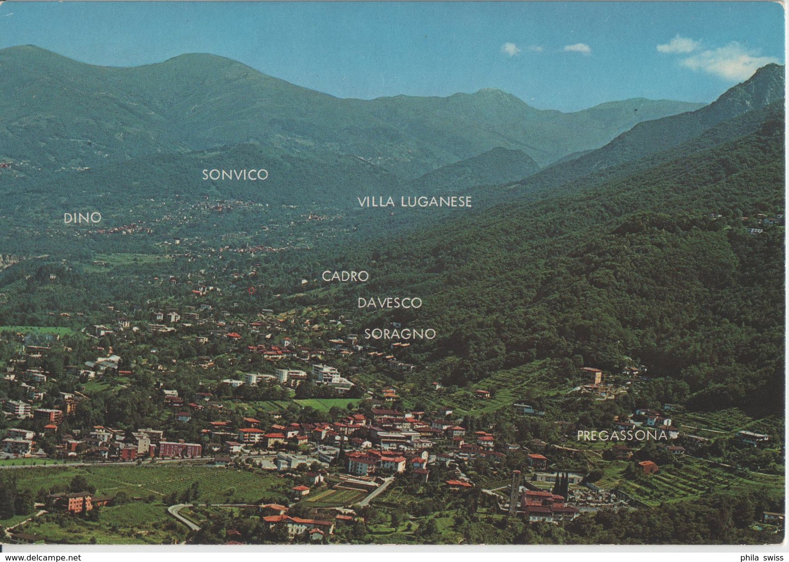 Dino, Sonvico, Villa Luganese, Cadro, Davesco, Soragno, Pregassona - Sonvico