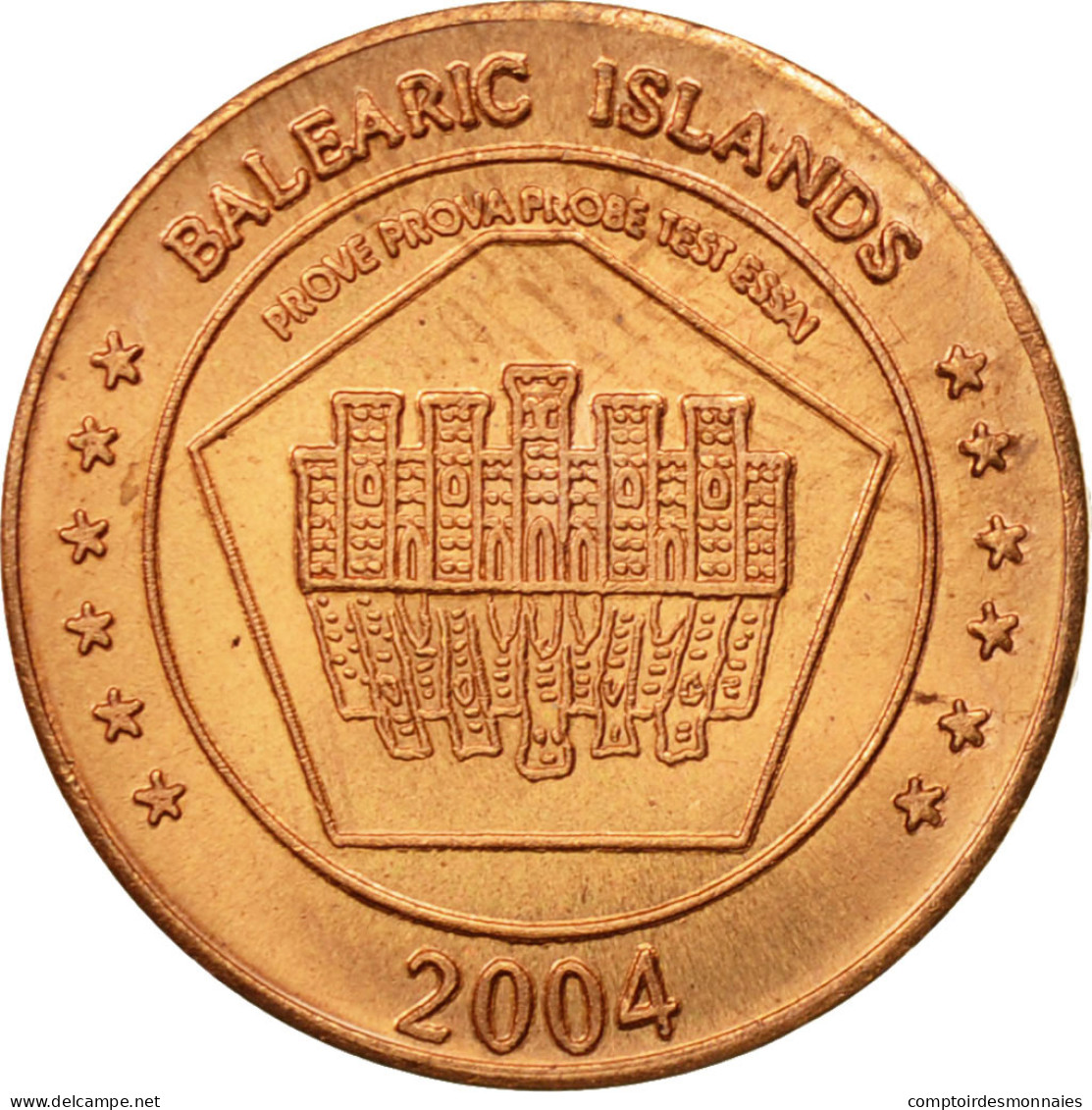 Espagne, Medal, Essai 1 Cent, 2004, SPL, Cuivre - Autres & Non Classés