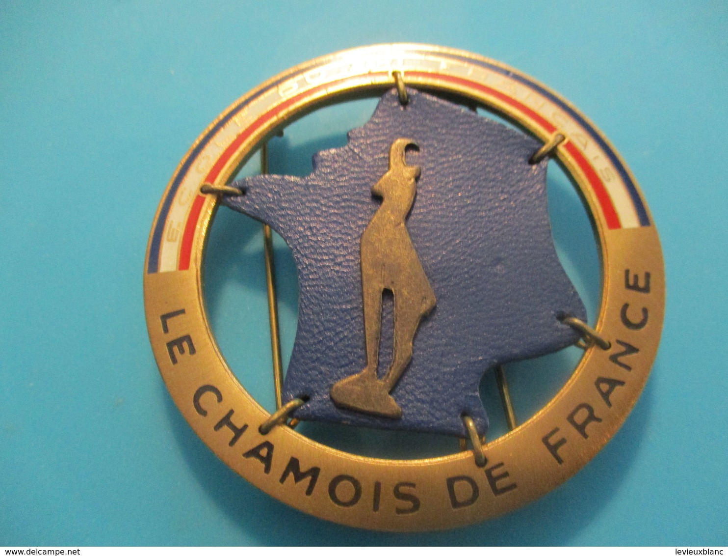 Insigne Sport à épingle/SKI/ Ecole Du Ski Français/ Le Chamois De France / FIA/ LYON/Vers 1970-80   SPO323 - Invierno