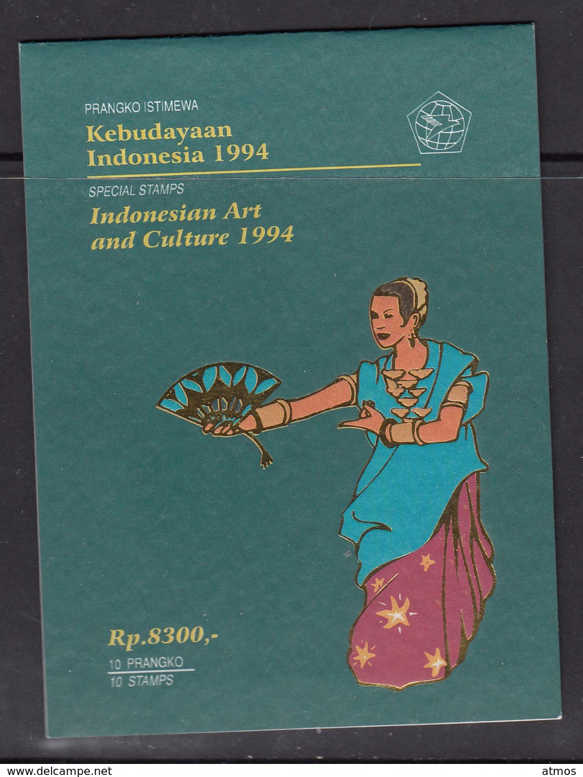 Indonesia MNH Michel Nr 1545/49 From 1994 Booklet / Catw 10.00 EUR - Indonesië