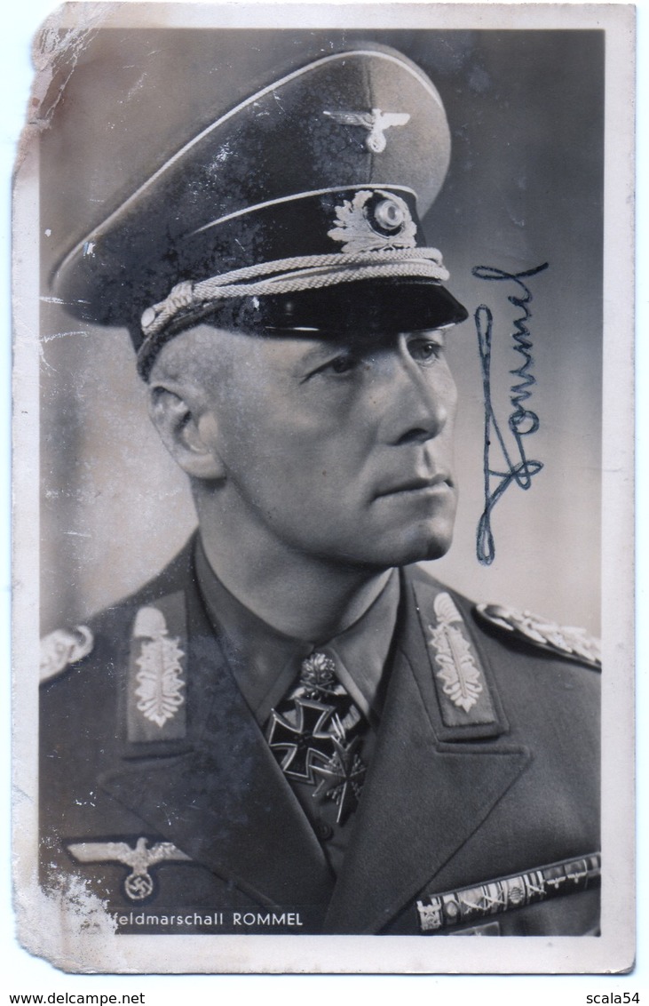 AK Propaganda Wehrmacht Generalfeldmarschall E.Rommel - Personnages