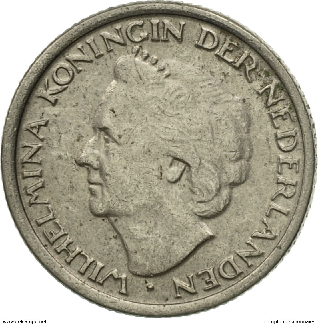 Monnaie, Pays-Bas, Wilhelmina I, 10 Cents, 1948, TTB, Nickel, KM:177 - 10 Cent