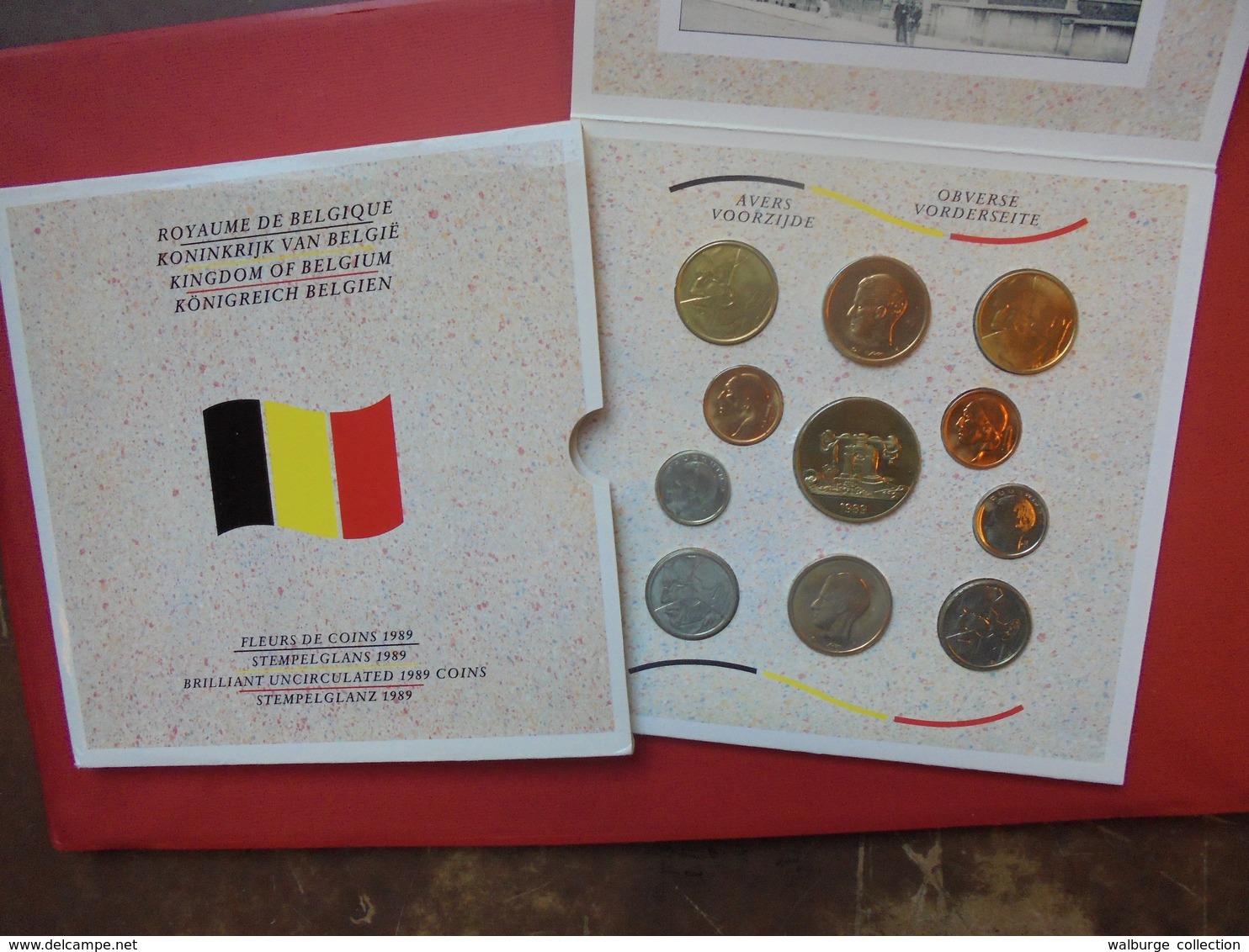 BELGIQUE FDC 1989 - FDC, BU, BE & Coffrets