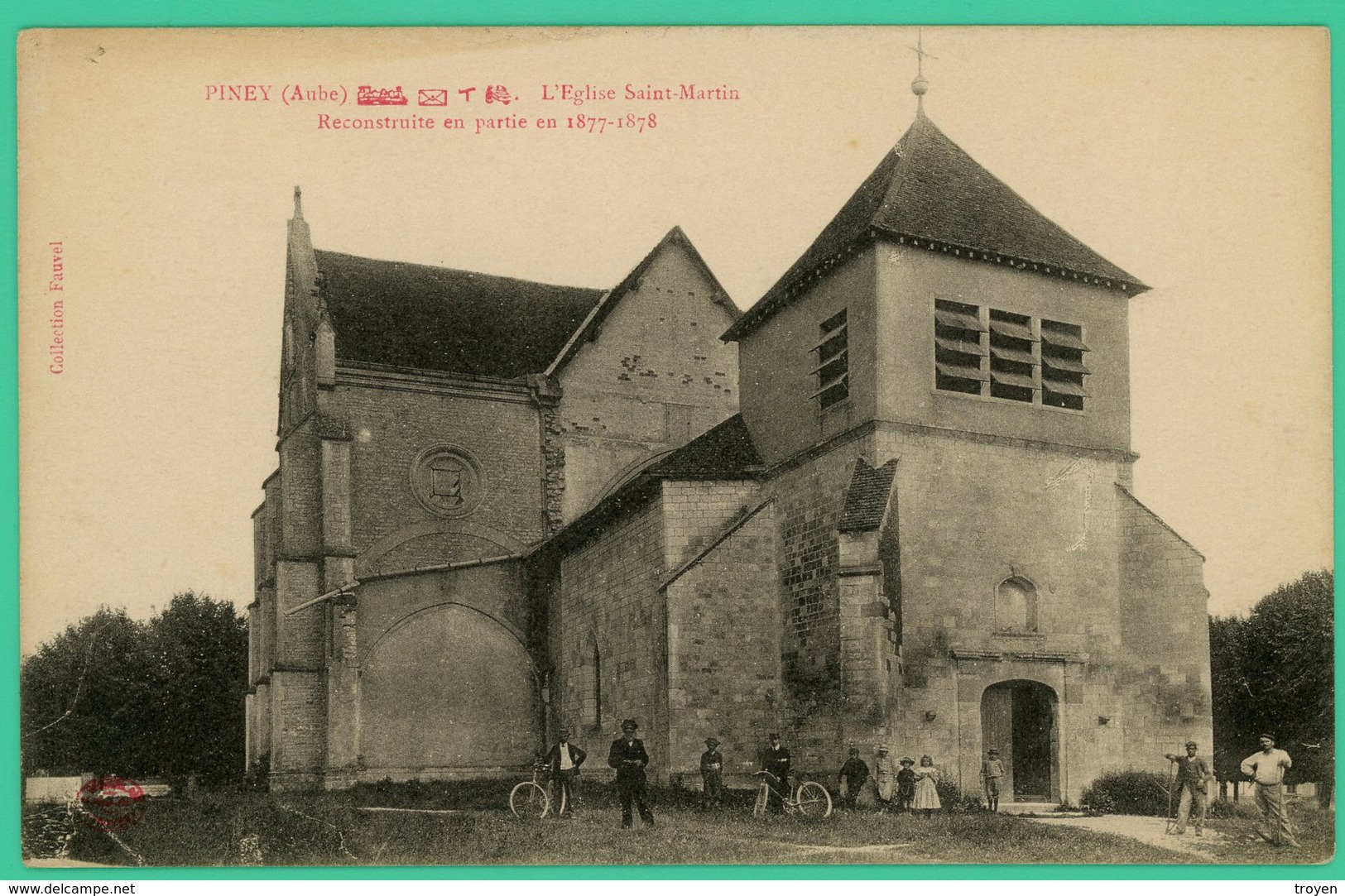 Piney  - Aube - Eglise Saint Martin  - Animée - - Troyes