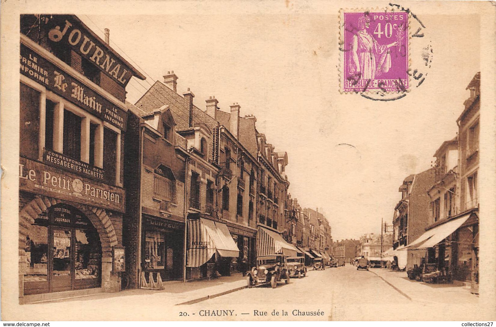 02-CHAUNY- RUE DE LA CHAUSEE - Chauny