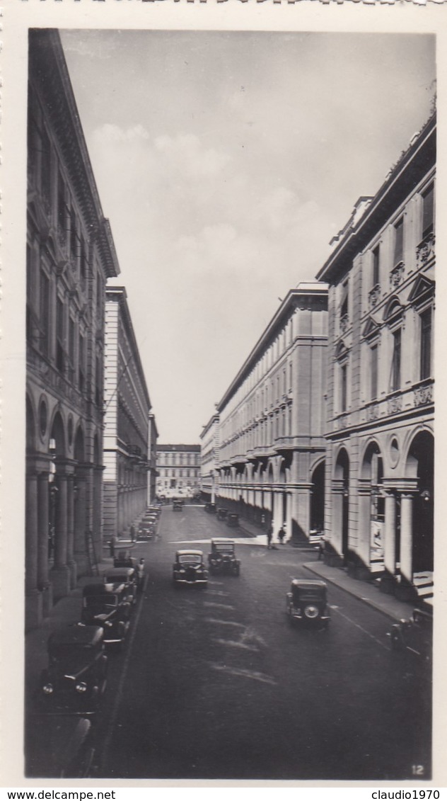 PICCOLA FOTO D' EPOCA DI TORINO - IL MONUMENTO AL CARABINIERE ( OPERA DI E. RUBINO ) - Altri Monumenti, Edifici