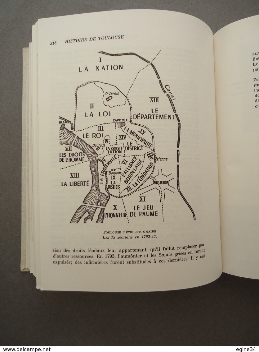 Editions PRIVAT  -   HISTOIRE DE TOULOUSE -   Philippe Wolff    -  Photos Jean Dieuzaide - dédicacé.