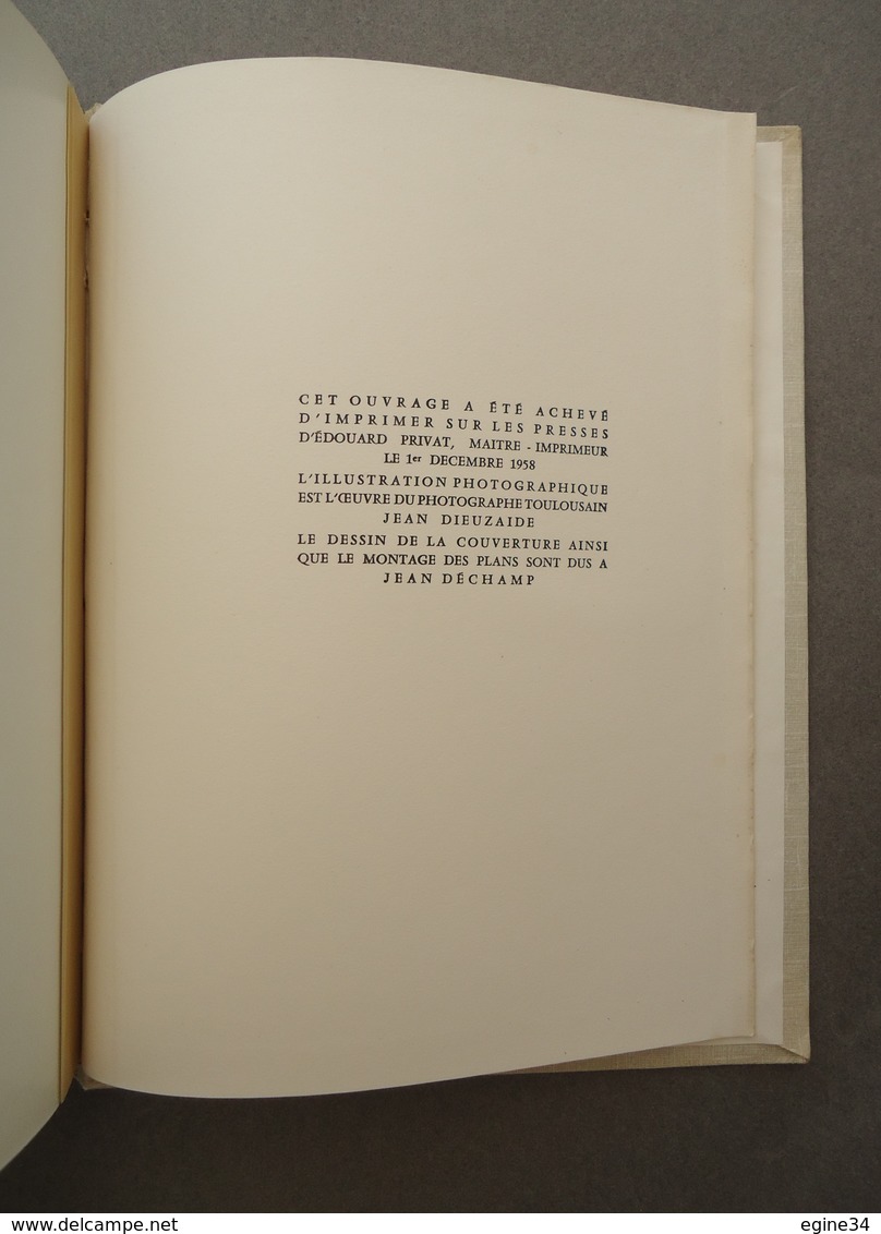 Editions PRIVAT  -   HISTOIRE DE TOULOUSE -   Philippe Wolff    -  Photos Jean Dieuzaide - dédicacé.