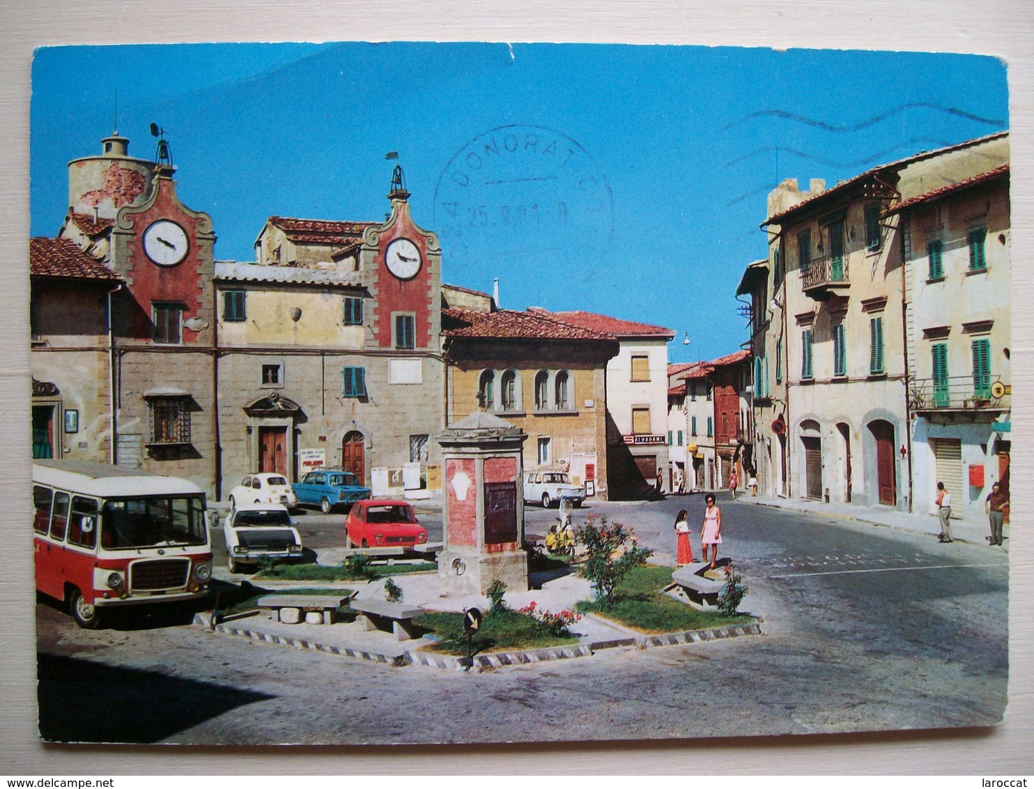 1981 - Firenze - Montespertoli - Empoli - Piazza Macchiavelli E Via Sonnino - Chiesa - Bus Autobus E Auto Animata - Altri & Non Classificati