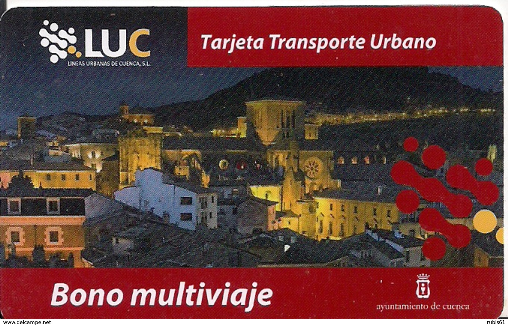 TARJETA TRANSPORTE URBANO  CUENCA - Unclassified