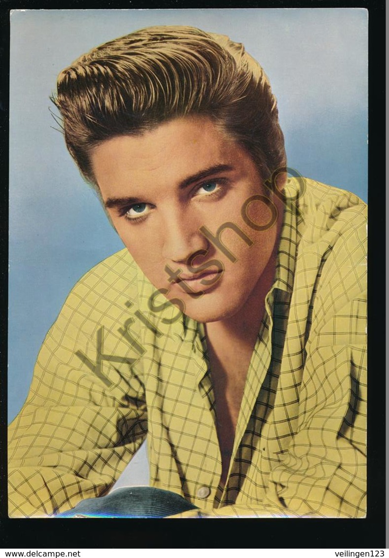 Riesen Karte: 21*14.7cm - Elvis Presley (014) - Chanteurs & Musiciens