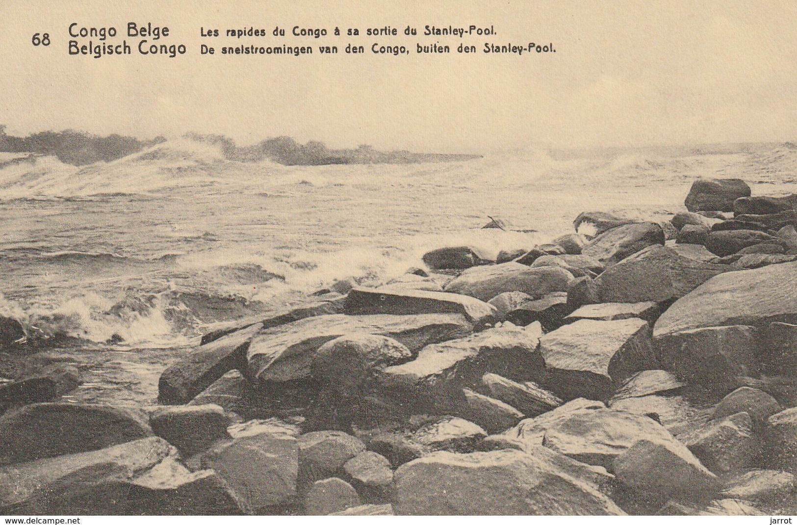 N° 68 Les Rapides Du Congo - Stamped Stationery