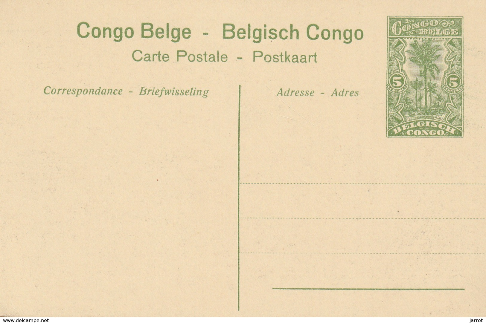 N° 68 Les Rapides Du Congo - Stamped Stationery