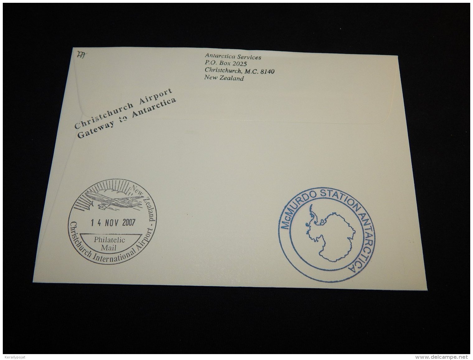 Australia 2007 Airbus Christchurch-McMurdo Air Mail Cover__(L-22634) - Covers & Documents