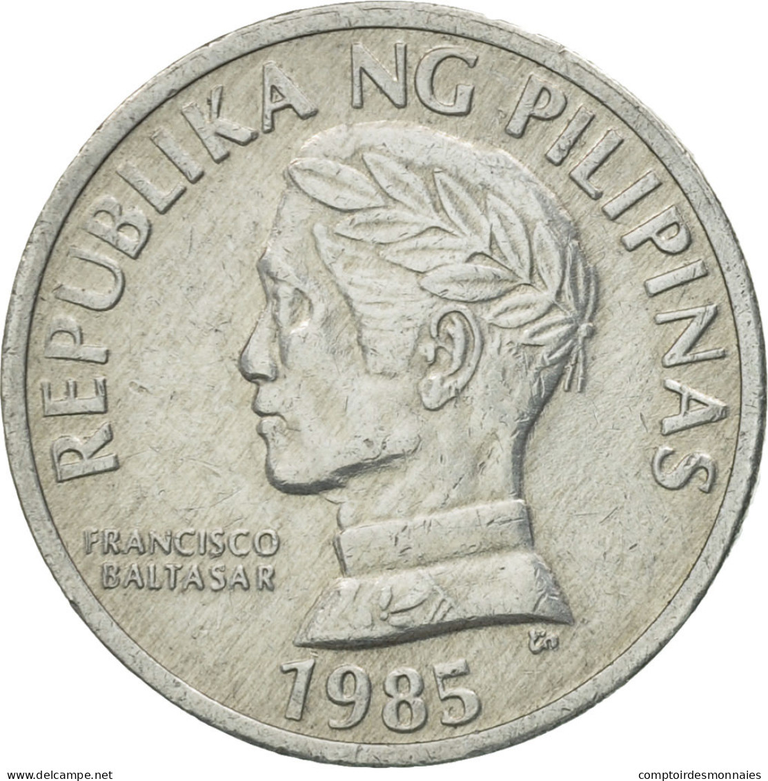 Monnaie, Philippines, 10 Sentimos, 1985, TTB+, Aluminium, KM:240.2 - Philippines