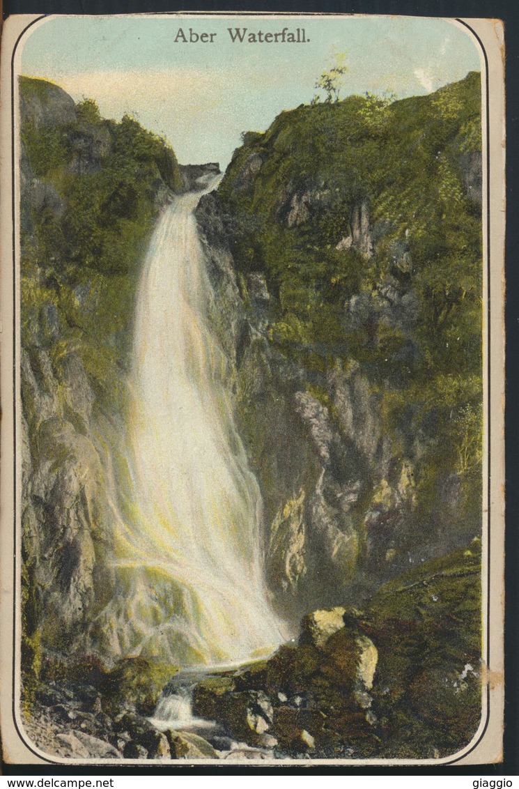 °°° 11614 - WALES - ABER WATERFALL - 1903 With Stamps °°° - Caernarvonshire
