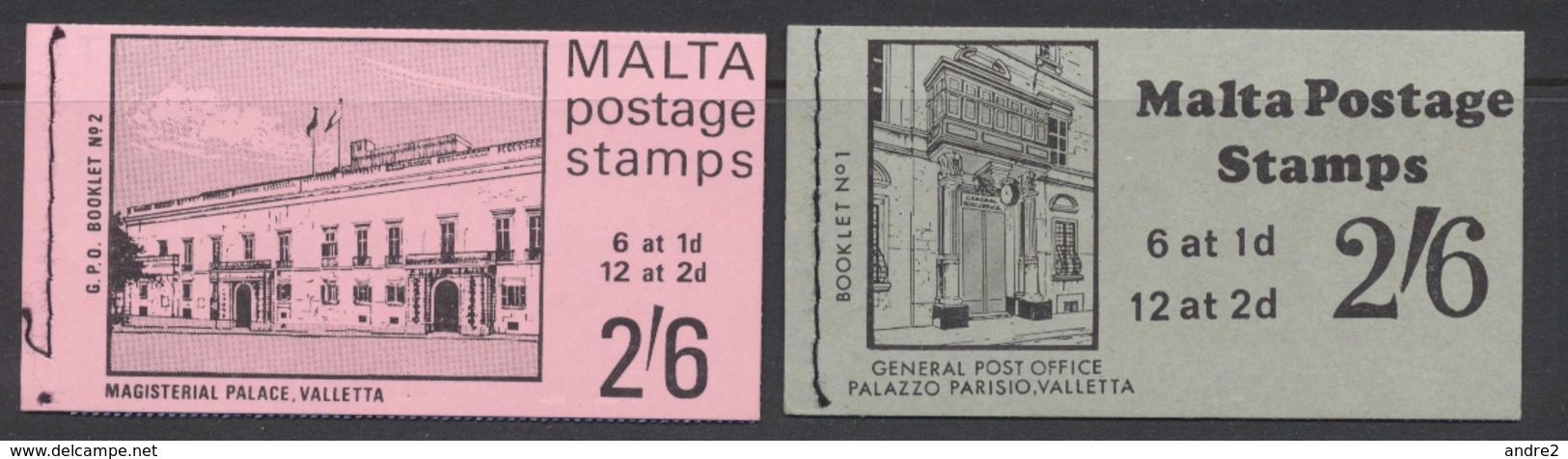 Malte - Malta 1970  Carnet - Booklet Magisterial Palace And Palazzo Parisio   *** MNH - Malte