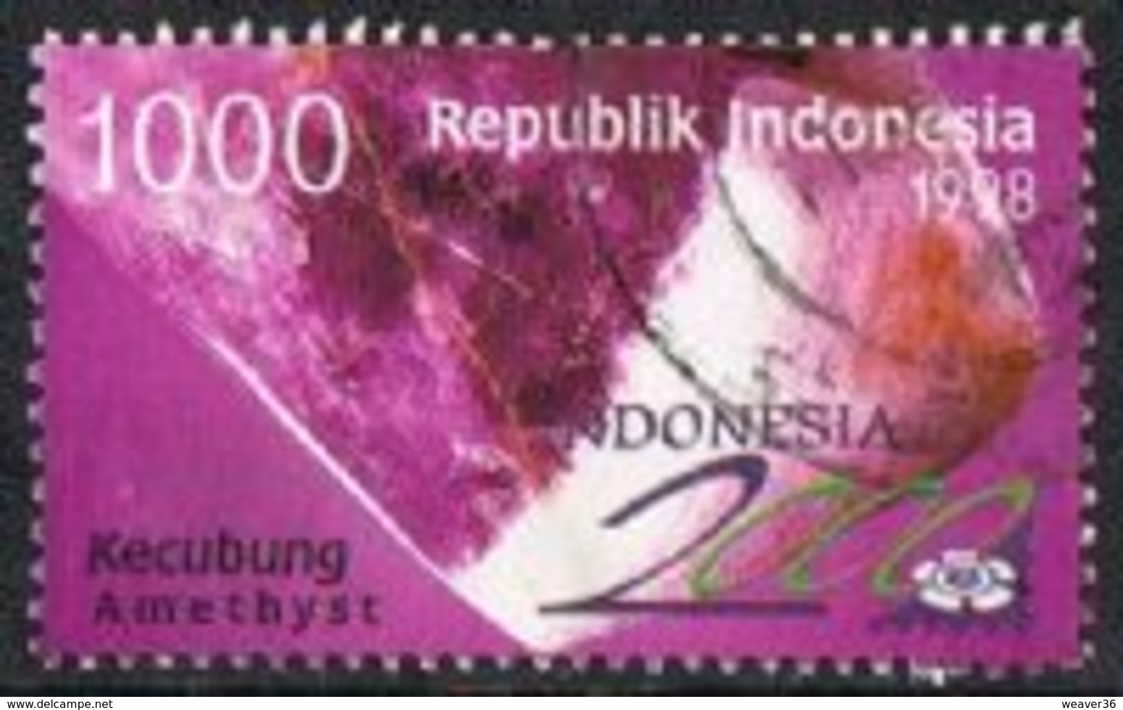 Indonesia SG2405 1998 'Indonesia 2000' Stamp Exhibition (2nd Issue) 1000r Good/fine Used [17/16291/4D] - Indonesia
