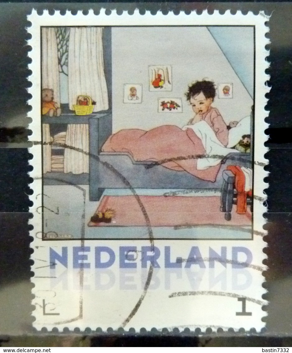 Netherlands Kind In Bed Used/gebruikt/oblitere - Personalisierte Briefmarken