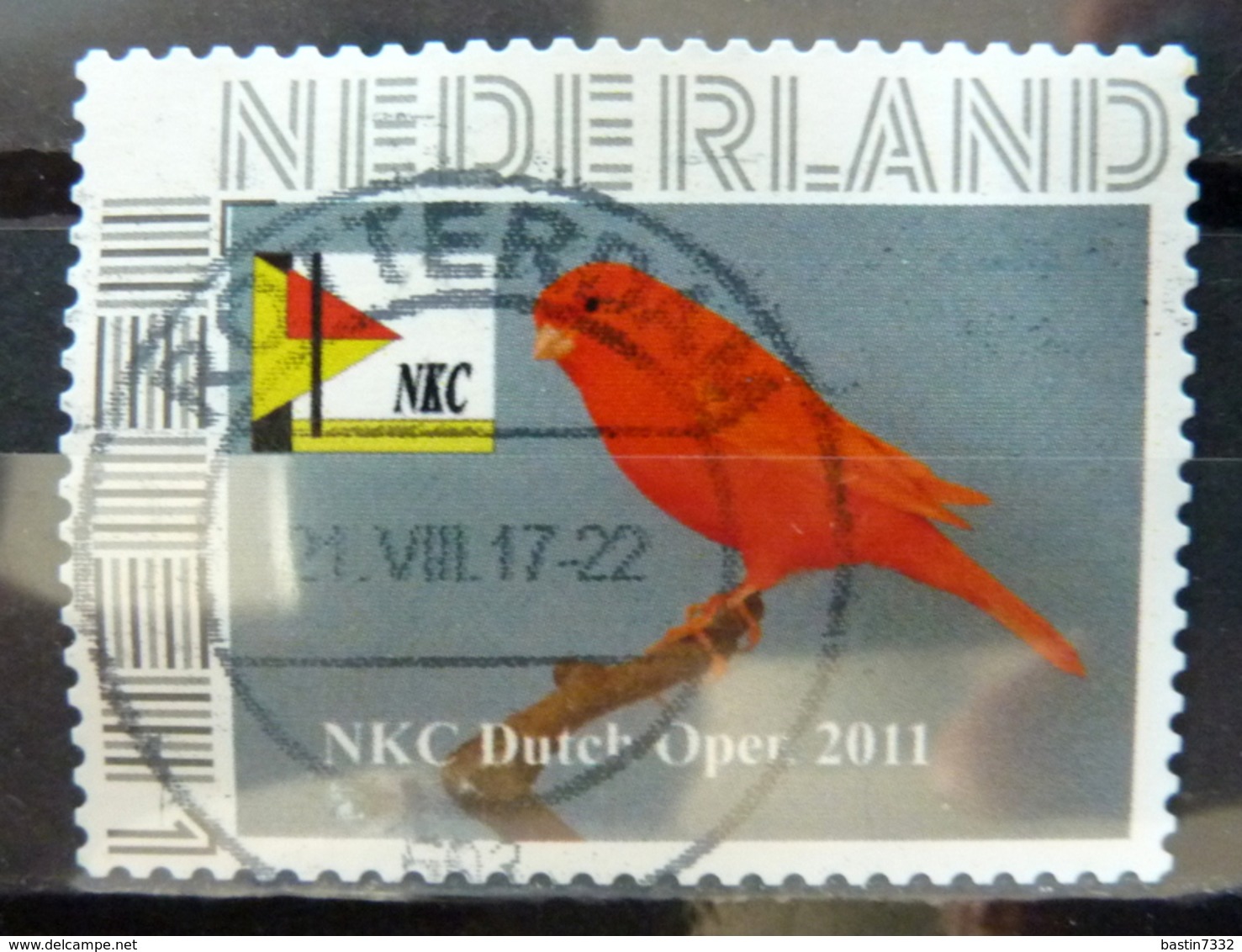 Netherlands NKC Dutch Open,birds,oiseaux,vögel Used/gebruikt/oblitere - Personalisierte Briefmarken