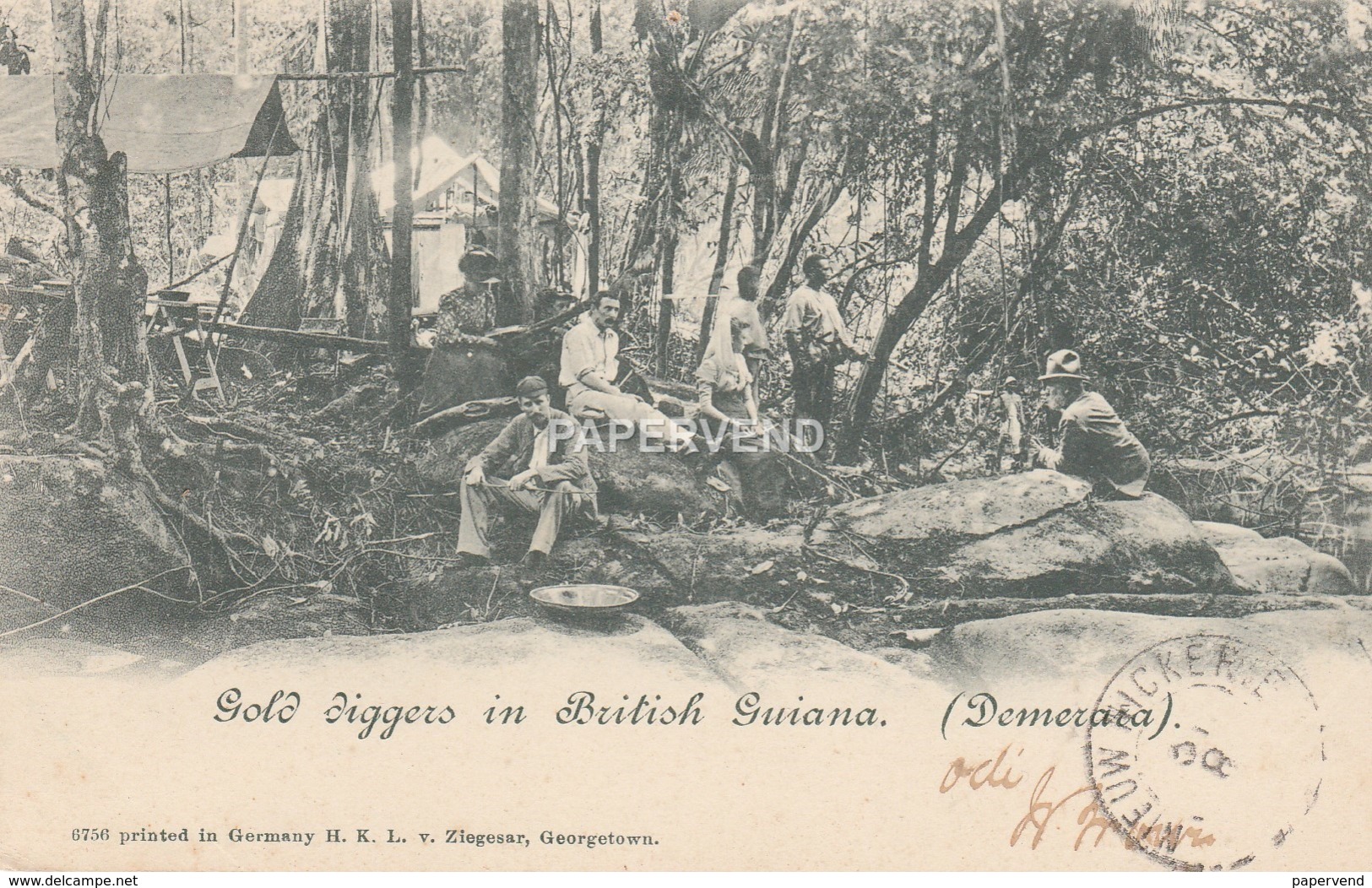 British Guiana  Gold Diggers Bg324 - Autres & Non Classés