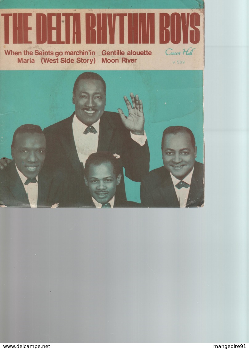 Disque 45 Tours THE DELTA RHYTHM BOYS - 1963 - Jazz
