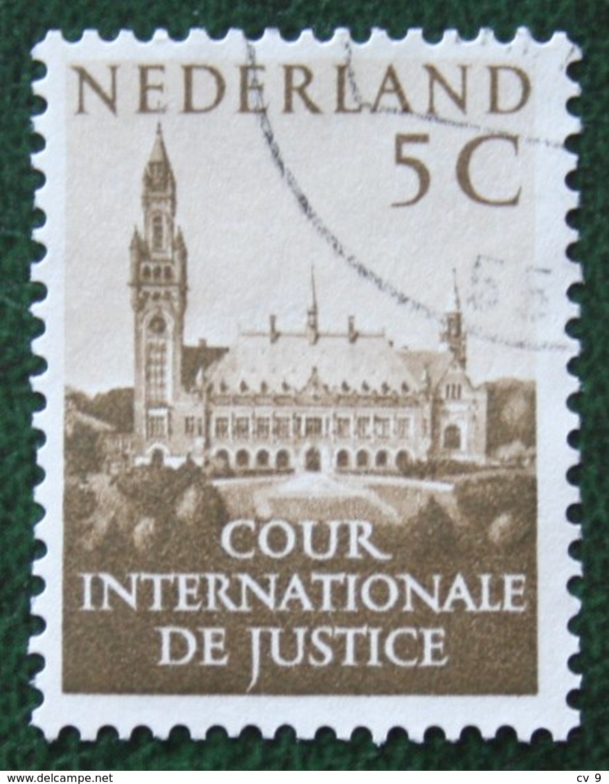 5 Ct Cour Internationale De Justice NVPH Dienst D30 D 30 (Mi 30) 1951-1958 Gestempeld  Used NEDERLAND / NIEDERLANDE - Service