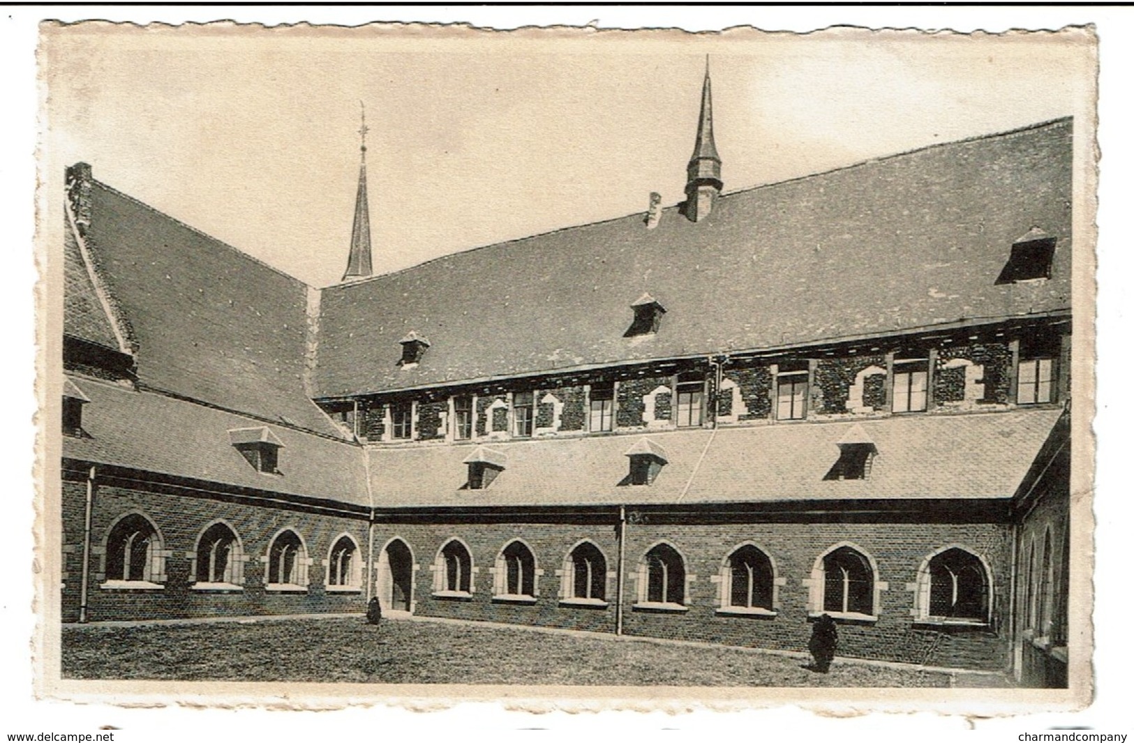 Soleilmont - Abbaye Cistercienne - Préau - 2 Scans - Fleurus