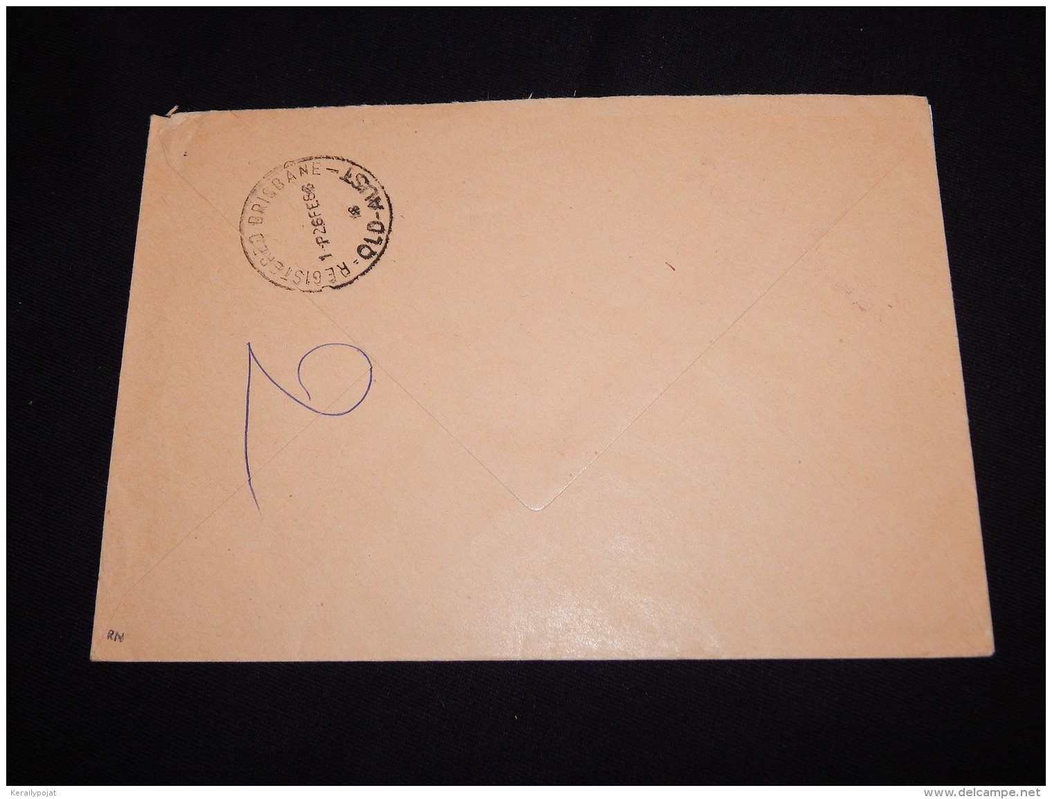 France 1986 Service Des Enquetes Registered Cover To Australia__(L-20991) - Briefe U. Dokumente