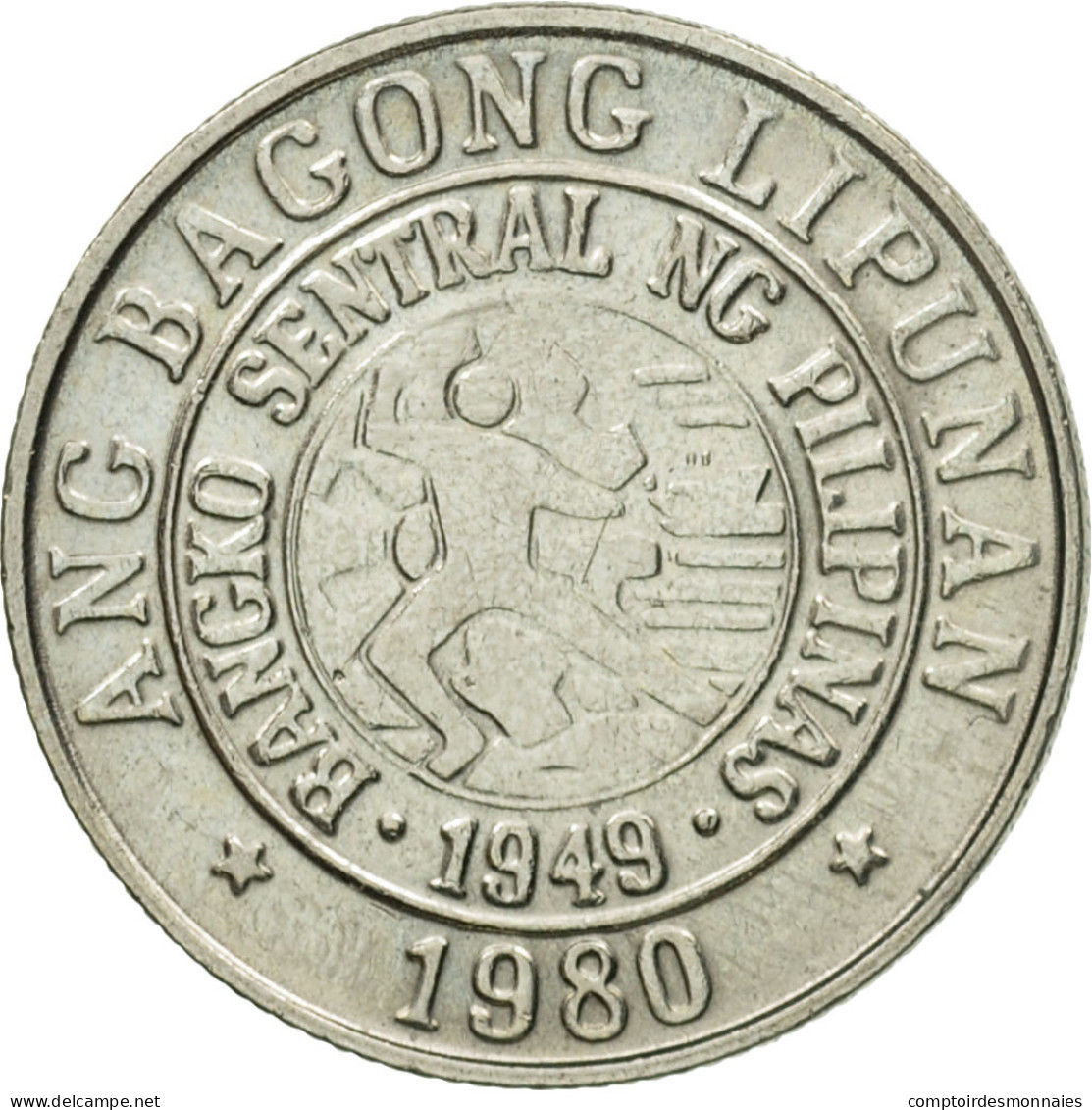 Monnaie, Philippines, 10 Sentimos, 1980, SPL, Copper-nickel, KM:226 - Philippines