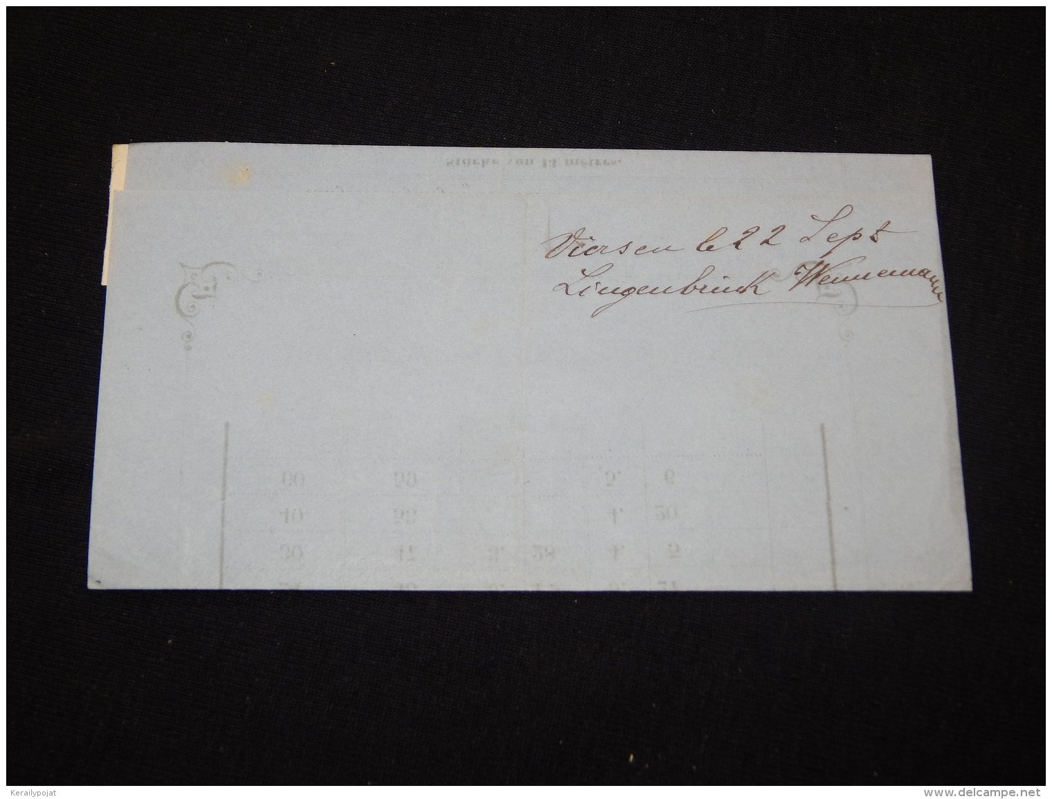 Germany Norddeutscher 1868 Viersen Letter Front To Luxemburg__(L-20627) - Altri & Non Classificati