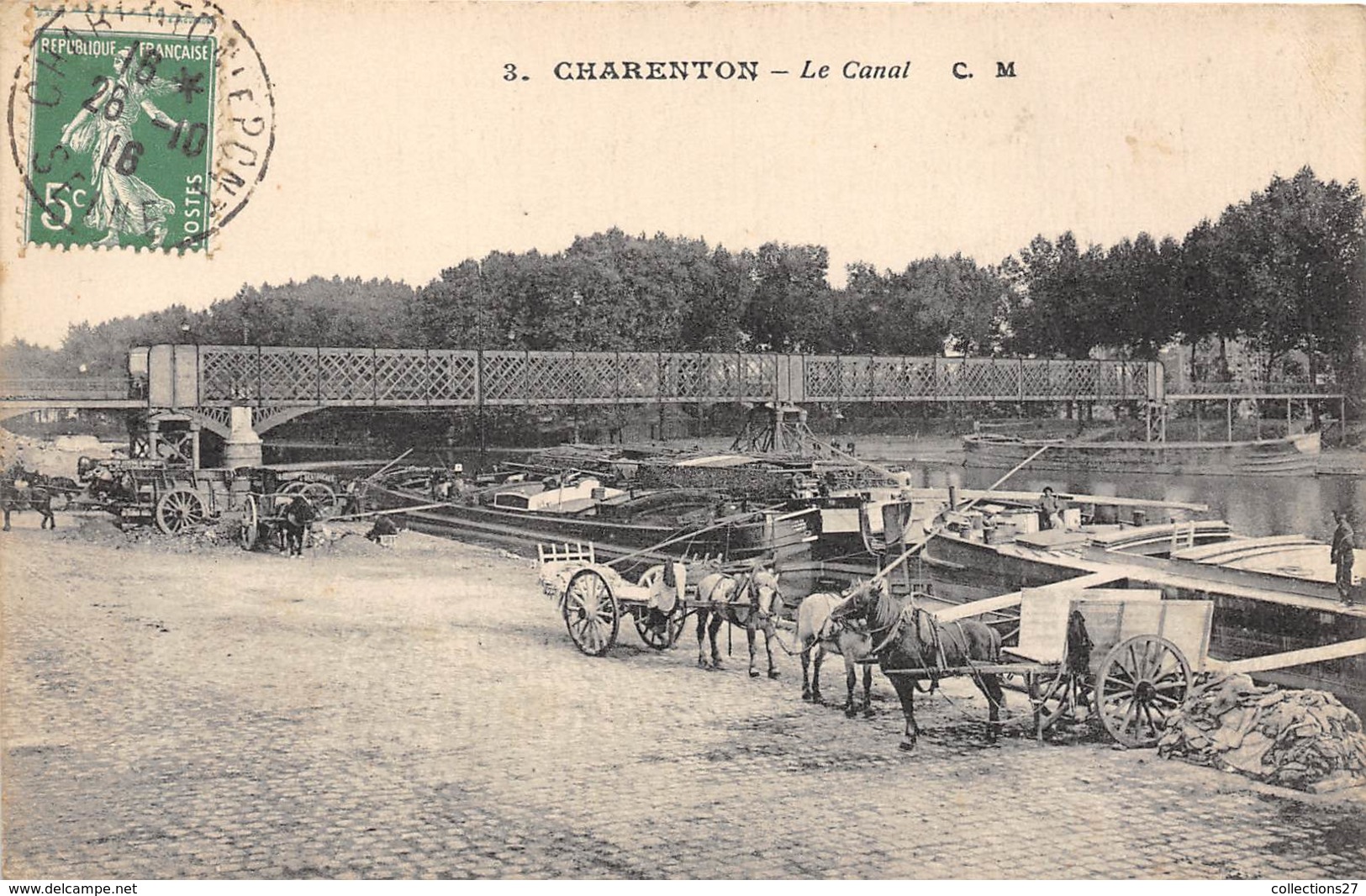 94-CHARENTON- LE CANAL - VOIR PENICHE - Charenton Le Pont