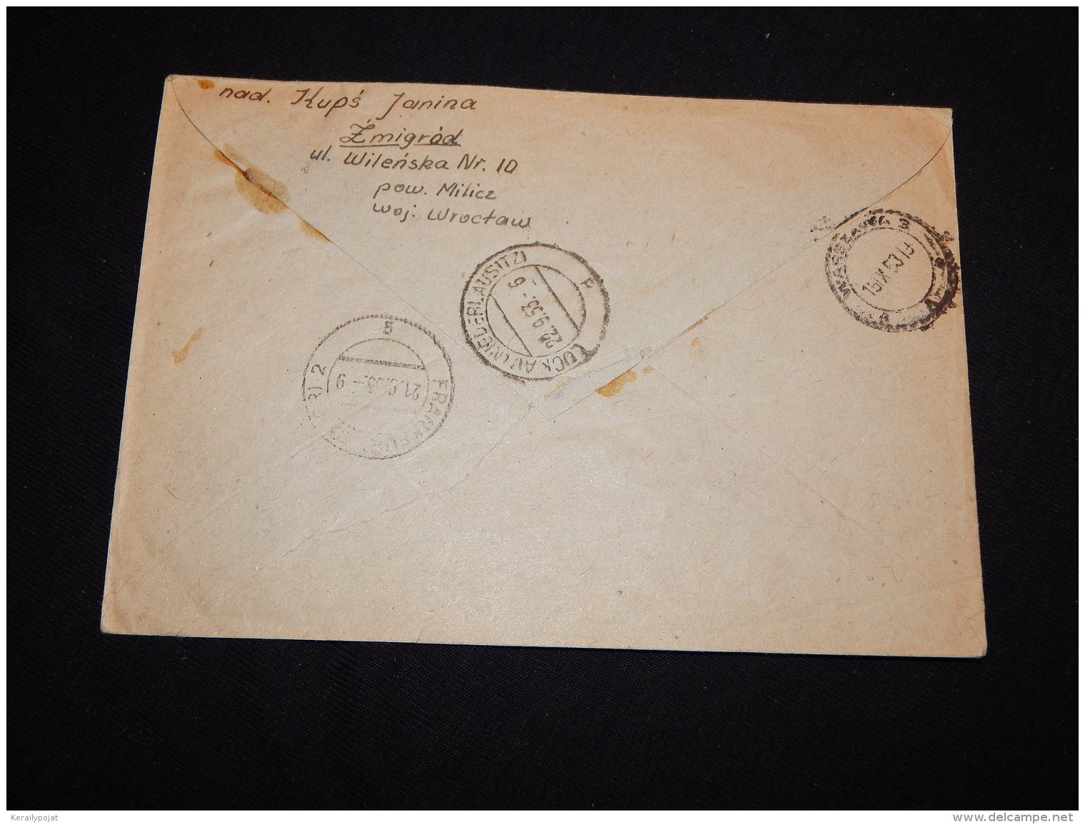 Poland 1953 Zmigroc Registered Cover To Germany__(L-19813) - Storia Postale