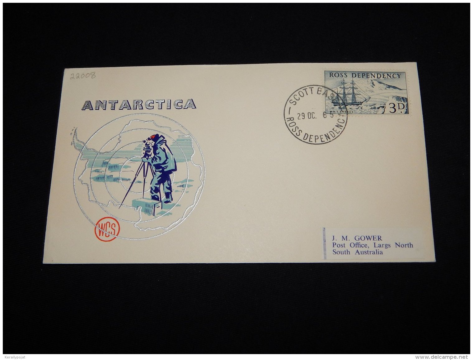 Ross Dependency 1965 Scott Base Antarctica Cover__(L-22008) - Covers & Documents