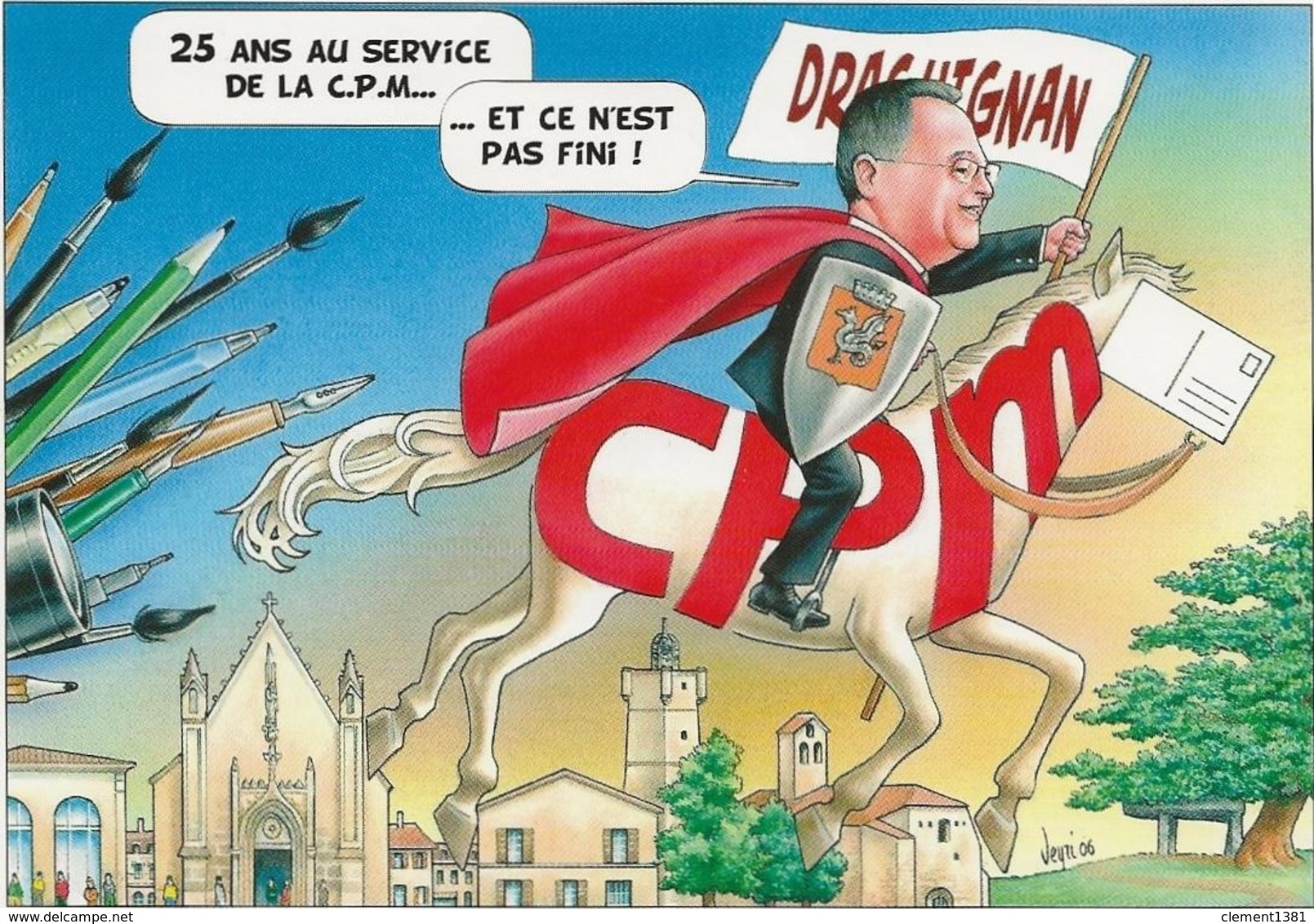 Illustrateur Bernard Veyri Caricature Draguignan - Veyri, Bernard