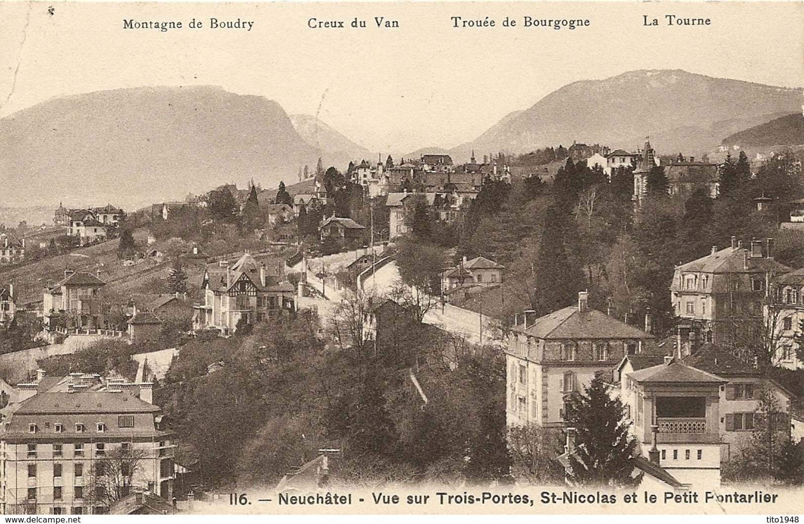 Schweiz, 30.12.1912, AK Von Neuchatel Nach St. Loup, PJ Vorläufer Franz. Siehe Scans! - Covers & Documents