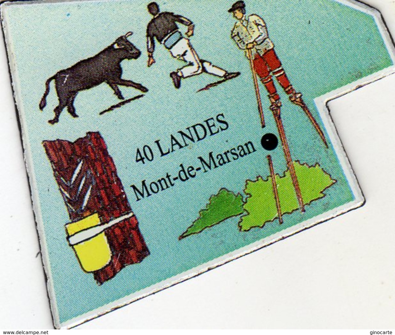 Magnets Magnet Le Gaulois Departement France 40 Landes - Tourisme