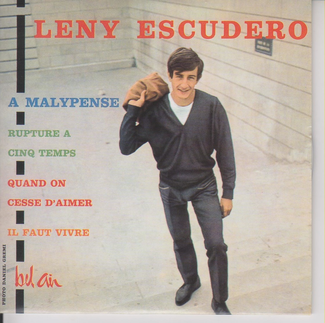 LENY ESCUDERO - CD 4 TITRES - PORT COMPRIS POUR LA FRANCE - A MALYPENSE - Scan Recto Et Scan Verso - DEDICACE AU VERSO - Collector's Editions