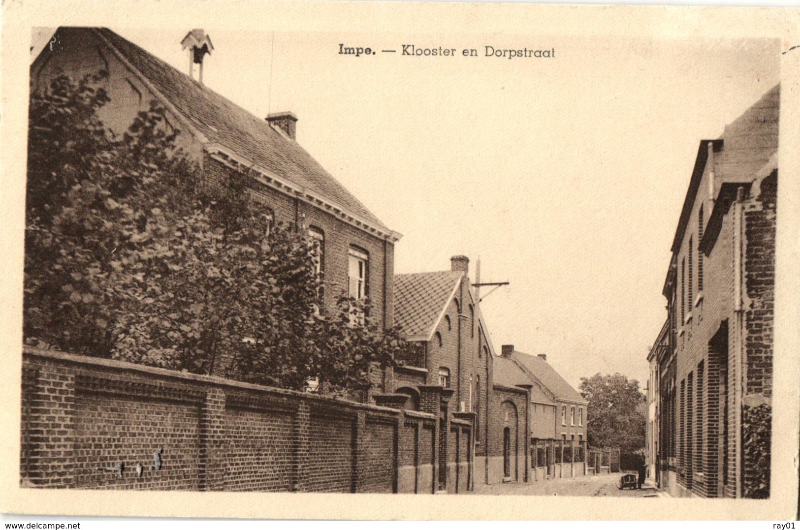 BELGIQUE - FLANDRE ORIENTALE - LEDE - IMPE - Klooster En Dorpstraat. - Lede