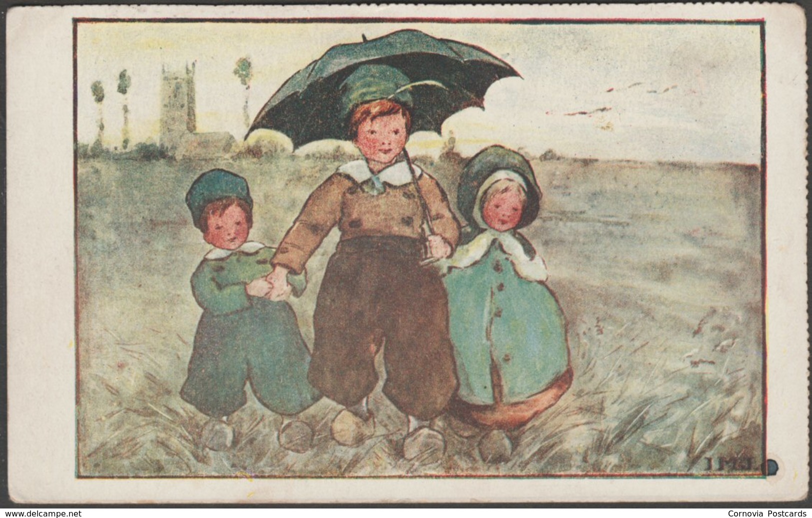 Ivy Millicent James - Dutch Children, C.1905 - Postcard - Other & Unclassified