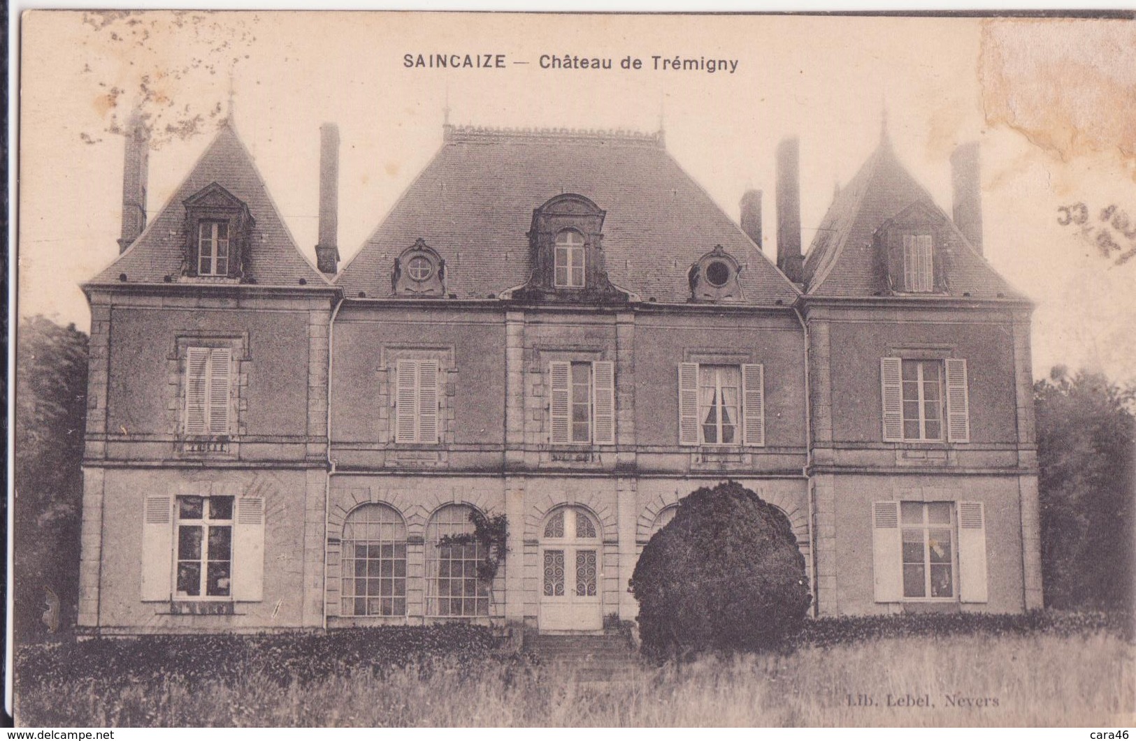 CPA -  SAINCAIZE Château De Trémigny - Otros & Sin Clasificación