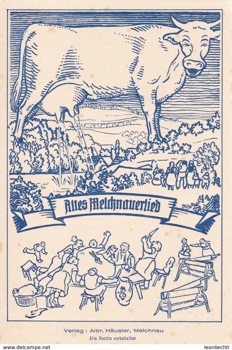 Altes Melchnauerlied, Verlag. Albr.Häusler, Melchnau, Mi: Paar 1001 Alpine Ski-WM - Other & Unclassified