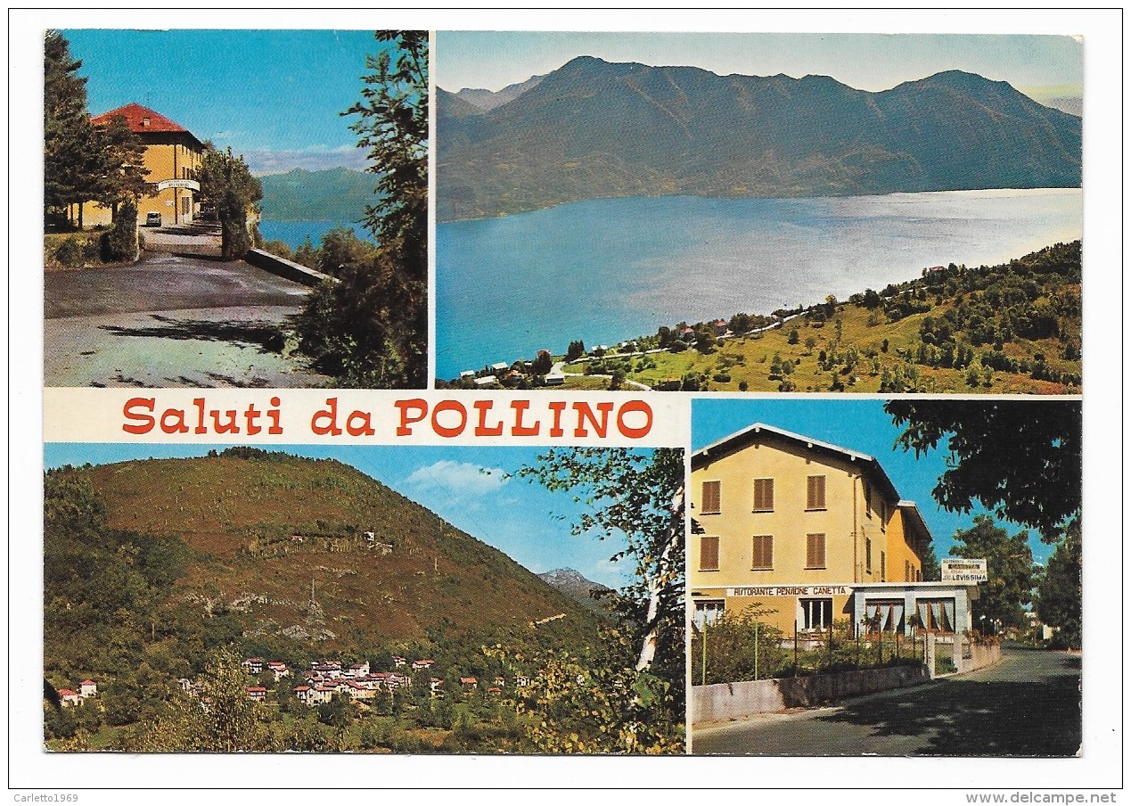 SALUTI DA POLLINO -PREMENO -  VIAGGIATA FG - Verbania