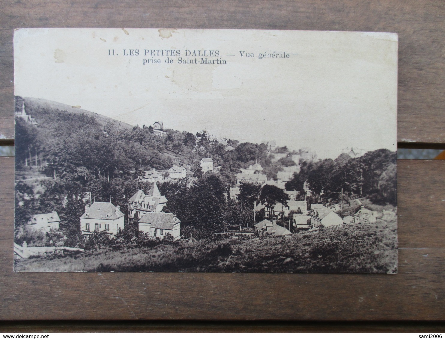 CPA 76 LES PETITES DALLES VUE GENERALE PRISE DE SAINT MARTIN - Autres & Non Classés